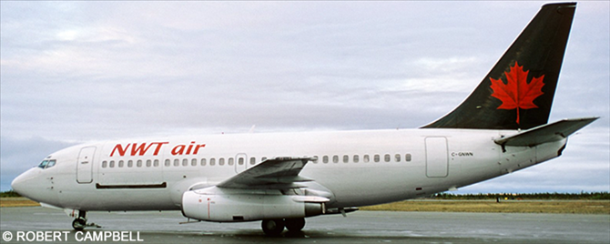 NWT Air Northwest Territorial, Air Canada Boeing 737-200 Decal NWT Air Northwest Territorial, Air Canada Boeing 737-200 Decal