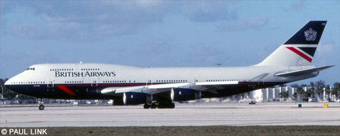 British Airways Boeing 747-400 Decal