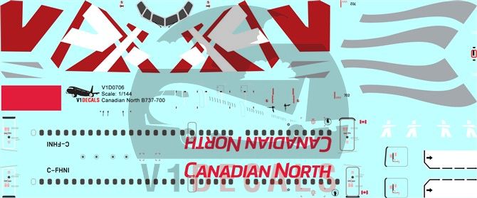 Canadian North, First Air Boeing 737-700 Decal