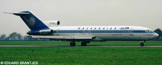 Macedonian Airlines, Olympic Airways Boeing 727-200 Decal
