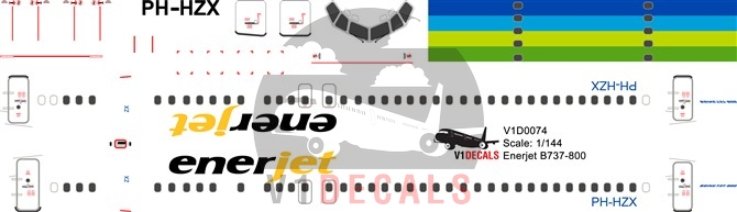 Enerjet, Transavia -Boeing 737-800 Decal