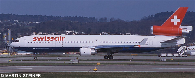 Swissair McDonnell Douglas MD-11 Decal