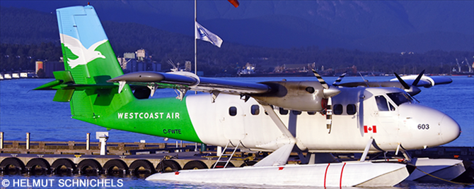 Westcoast Air DeHavilland DHC-6 Twin Otter Decal Westcoast Air DeHavilland DHC-6 Twin Otter Decal