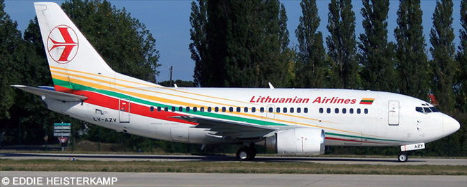 Lithuanian Airlines Boeing 737-500 Decal