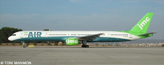 JMC Air Boeing 757-300 Decal JMC Air Boeing 757-300 Decal