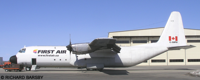 First Air Lockheed C-130 Hercules Decal First Air Lockheed C-130 Hercules Decal