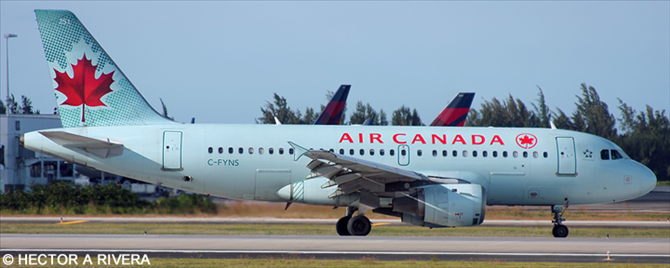 Air Canada Airbus A319 Decal