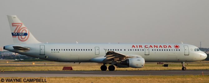 Air Canada Airbus A321 Decal