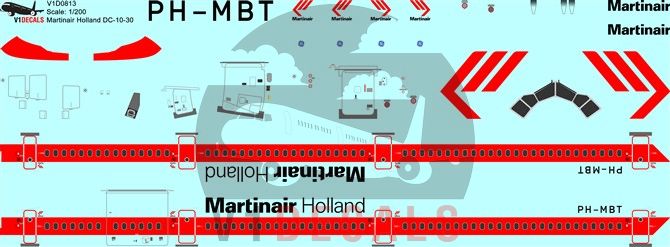Martinair Holland McDonnell Douglas DC-10 Decal