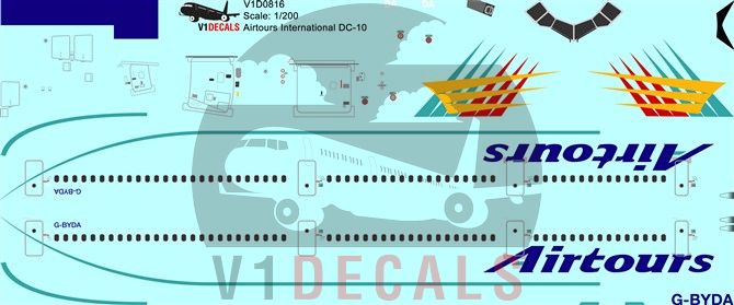 Airtours International McDonnell Douglas DC-10 Decal