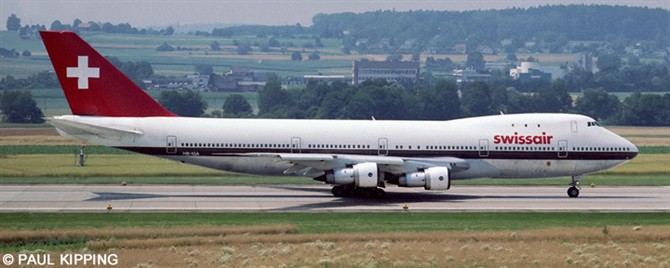 Swissair Boeing 747-200 Decal