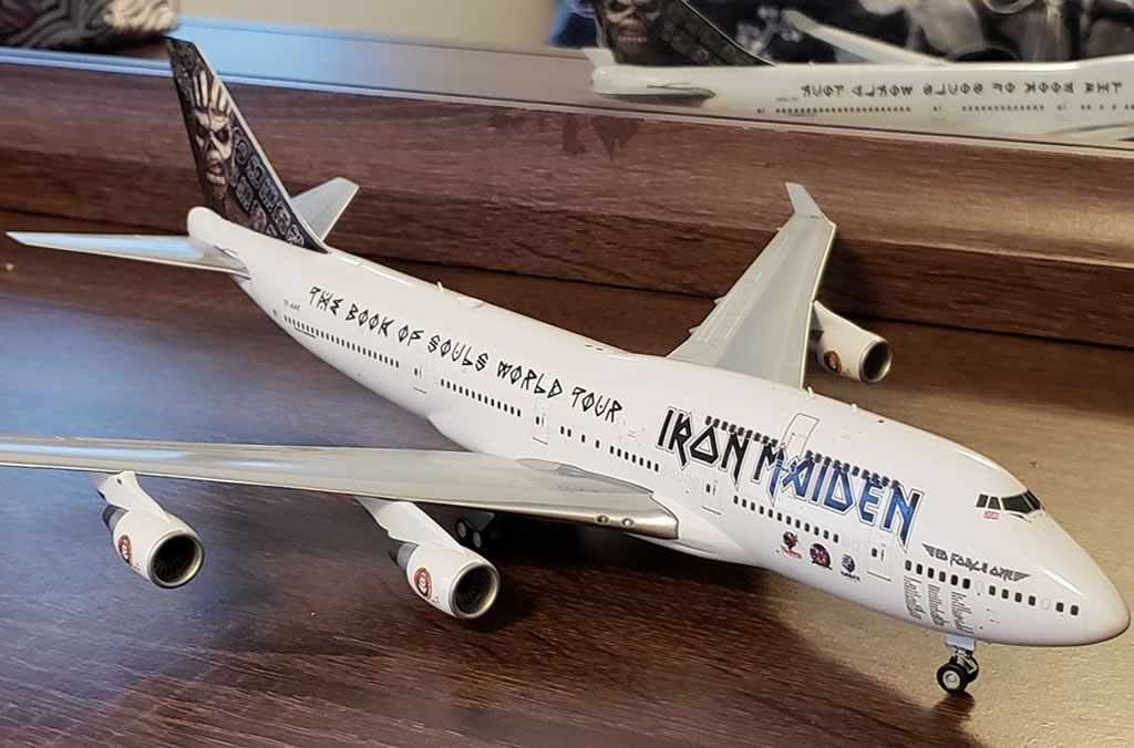 V1 Decals Boeing 747-400 Iron Maiden for 1/144 Revell Model Airplane Kit 