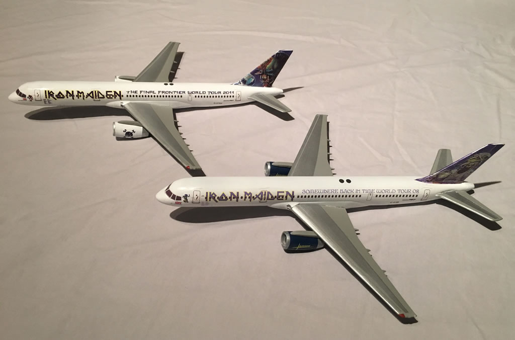 V1 Decals Boeing 757-200 Iron Maiden for 1/144 Minicraft Model Airplane Kit 
