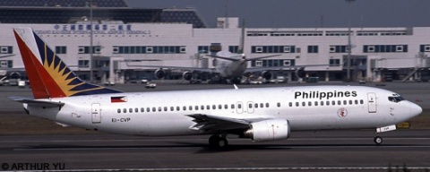 Philippines Airlines PAL -Boeing 737-400 Decal