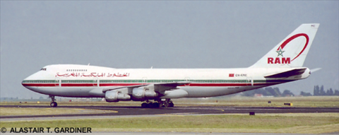 Royal Air Maroc (RAM) -Boeing 747-200 Decal