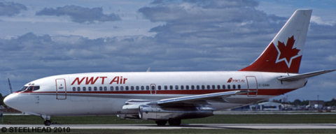 NWT Air --Boeing 737-200 Decal