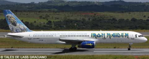 Iron Maiden Boeing 757-200 Decal