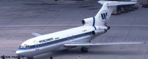 Worldways Canada --Boeing 727-100 Decal