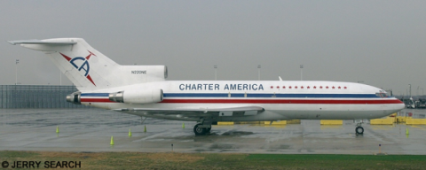 Charter America Boeing 727 --Boeing 727-100 Decal