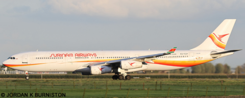 Surinam Airways -Airbus A340-300 Decal