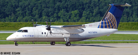 United Airlines DeHavilland Dash 8-100 Decal