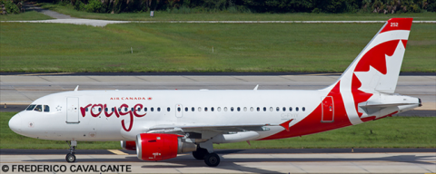 Air Canada Rouge Airbus A319 Decal