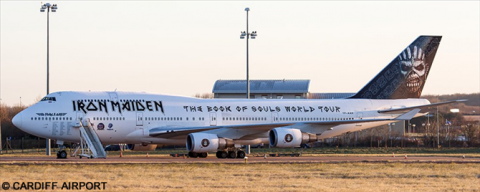 Iron Maiden, Air Atlanta Icelandic -Boeing 747-400 Decal