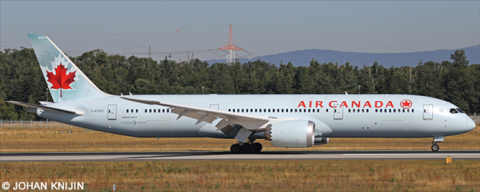 Air Canada -Boeing 787-9 Decal