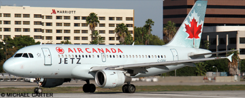 Air Canada Jetz Airbus A319 Decal