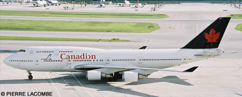 Canadian Airlines, Air Canada -Boeing 747-400 Decal