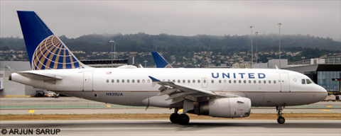 United Airlines Airbus A319 Decal
