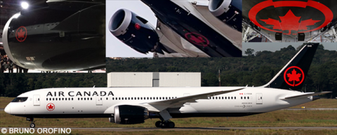 Air Canada Boeing 787-9 Decal