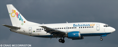 Bahamasair Boeing 737-500 Decal