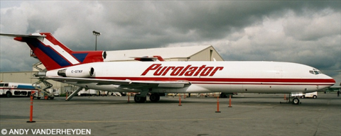 Purolator Boeing 727-200 Decal
