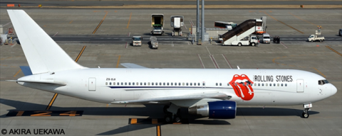 Rolling Stones, Aeronexus Boeing 767-200 Decal