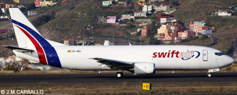 Swift Air Cargo -Boeing 737-400 Decal