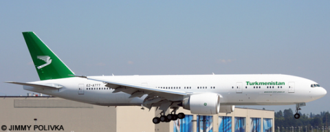 Turkmenistan -Boeing 777-200 Decal