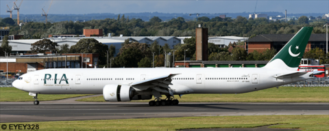 PIA Pakistan International Airlines -Boeing 777-300 Decal