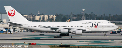 Japan Airlines JAL Boeing 747-400 Decal