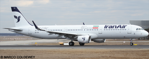 Iran Air Airbus A321 Decal