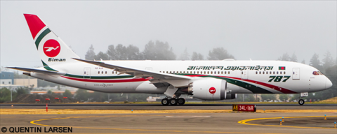 Biman Bangladesh -Boeing 787-8 Decal