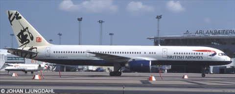 British Airways -Boeing 757-200 Decal