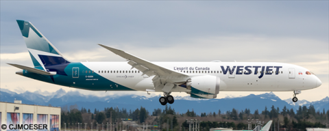 Westjet Boeing 787-9 Decal