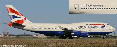 British Airways -Boeing 747-400 Decal