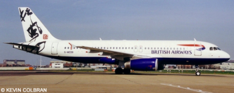 British Airways Airbus A320 Decal