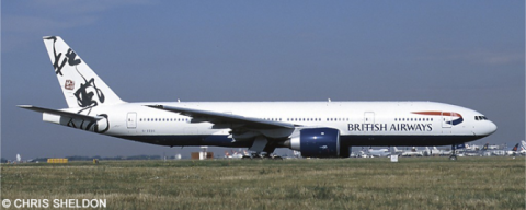 British Airways -Boeing 777-200 Decal