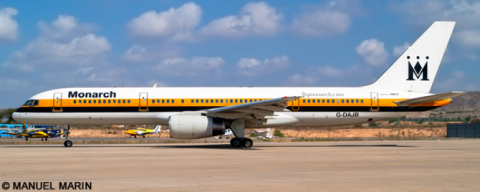 Monarch Airlines Boeing 757-200 Decal