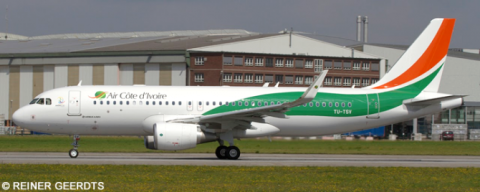 Air Cote d'Ivoire Airbus A320 Decal