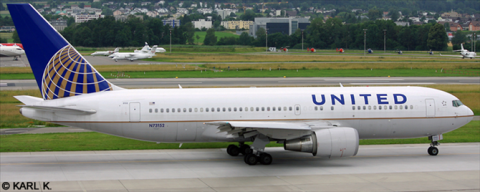 United Airlines Boeing 767-200 Decal