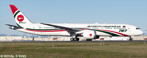 Biman Bangladesh Boeing 787-9 Decal